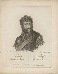 Yakov Petrovich Kulnev 1763-1812, 1813 by Francesco Vendramini