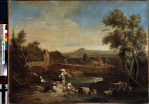 Landscape with a River by Francesco Zuccarelli