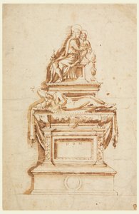 Design for a Sepulchral Monument for a Medici Cardinal by Francesco da Sangallo