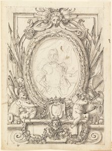 Design for a Panel with Portrait of a Nobleman by Francesco de Mura