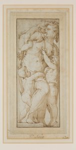 Study of a Woman and Putti