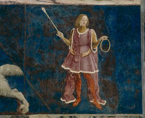 One of the Three Decans Who Oversee the Month of March, Il Salone dei Mesi by Francesco del Cossa
