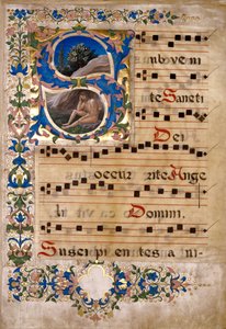Cutting from a Choir Book by Francesco di Antonio del Chierico