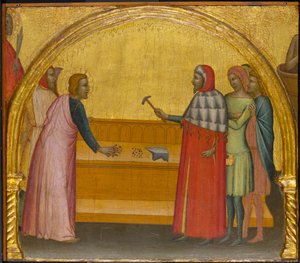 St. John Evangelist Reproving the Philosopher Crato, c.1370-1380
