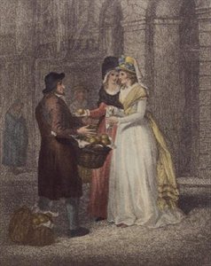 Sweet China Oranges, Sweet China, Plate 3 from the Cries of London by Francis (after) Wheatley