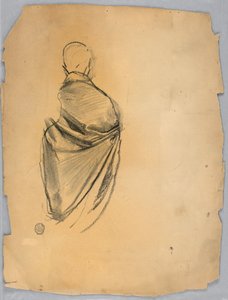 Figure with Drapery by Francis Augustus Lathrop
