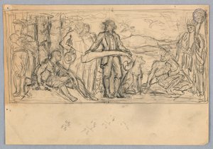 Sketch for a Mural by Francis Augustus Lathrop