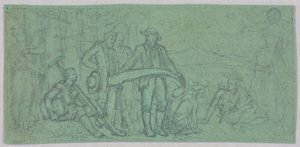 Sketch for a Mural by Francis Augustus Lathrop