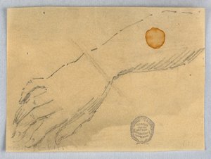 Sketch of Hand and Wrist by Francis Augustus Lathrop