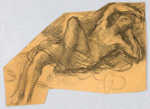 Sketch of Nude Figure
