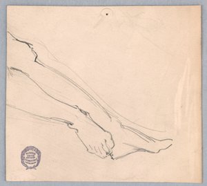 Study for "Diana and Her Attendants among the Constellations" by Francis Augustus Lathrop