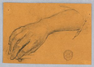 Study of Hand and Wrist by Francis Augustus Lathrop