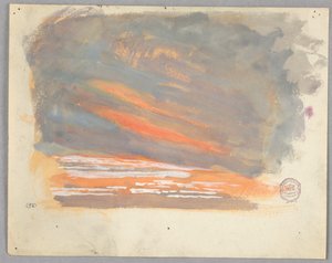 Study of Clouds, Rome, Italy by Francis Augustus Lathrop