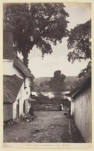 Exeter, Cottages at Countess Weir by Francis Bedford