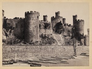 Conway Castle from the Creek by Francis Bedford