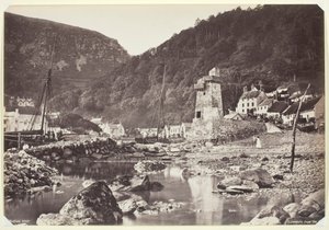 Lynmouth from the Sea, 1860-94