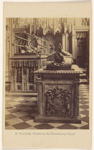 Warwick - Tombs in the Beauchamp Chapel by Francis Bedford