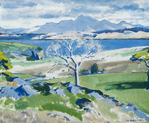 Ben Cruachan from Achnacraig, Mull by Francis Campbell Boileau Cadell