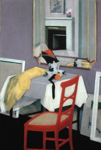 Interior (The Red Chair) by Francis Campbell Boileau Cadell