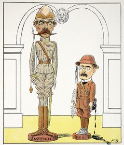 K, k, illustration from The Struwwelpeter Alphabet, verse by Harold Begbie by Francis Carruthers Gould