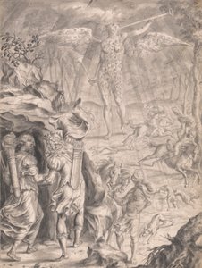 Dido and Aeneas Sheltering in a Cave