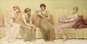 Reading the Story of Oenone by Francis Davis Millet
