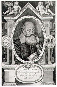 Portrait of Matthias de Lobel, Engraved by the Artist by Francis Delaram