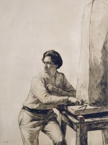 Portrait of Jacob Epstein by Francis Dodd