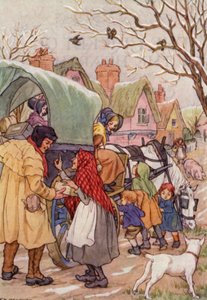 Illustration for The Cricket on the Hearth by Charles Dickens