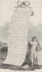 Trade Card for Miscellaneous Professions, Birmingham, 1800 by Francis Eginton
