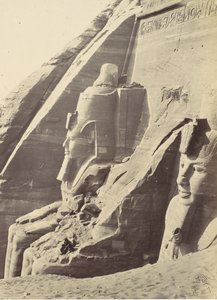 Abu Simbel, Nubia, 1857 by Francis Frith