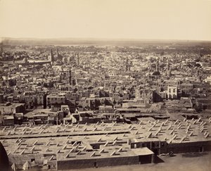 Cairo from the Citadel. Second View by Francis Frith