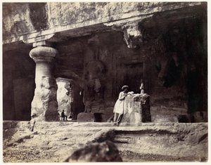 Elephanta from Water Cave, Coombe Martin Bay, Watermouth by Francis Frith