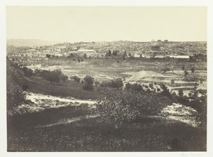 Jerusalem, from the Mount of Olives, No.1, 1857