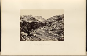 Jerusalem, from the Well of En-Rogel