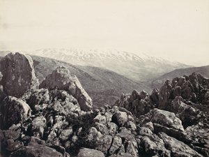 Mount Hermon, The Mount of Transfiguration by Francis Frith