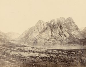 Mount Horeb, Sinai by Francis Frith
