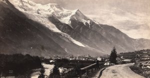 Panoramic View of Chamonix-Mont Blanc, France
