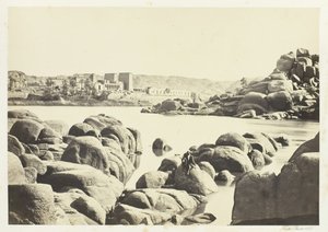 The Approach to Philae by Francis Frith