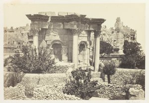 The Circular Temple, Baalbek by Francis Frith