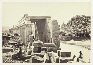 The Colonnade, Island of Philae by Francis Frith