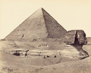The Great Pyramid and the Sphinx by Francis Frith
