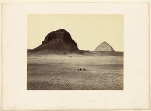 The Pyramids of Dahshoor, From the East by Francis Frith
