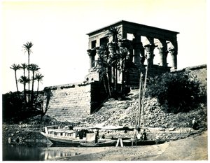 The Ramesseum of El-Kurneh, Thebes, Second View by Francis Frith