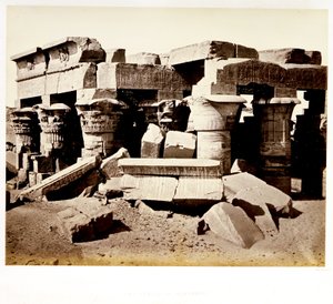The Temple of Kom Ombo by Francis Frith