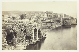 The Town and Lake of Tiberias, from the South by Francis Frith