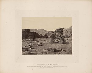The Wilderness of Sin (Wady Shellal) by Francis Frith