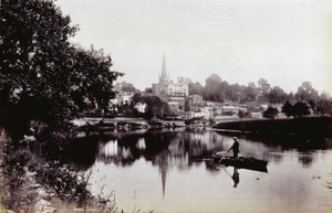 The Town of Ross-On-Wye, Seen from a Bank of the River by Francis Frith