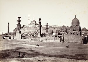 Tombs in Southern Cemetery, Cairo by Francis Frith