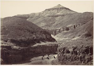 Valley of the Tombs of the Kings, Thebes by Francis Frith